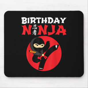 Mousepad Ninja de Aniversário - Festa de Aniversário Ninja