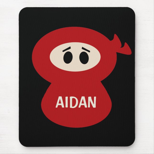 Mousepad Ninja Personalizado para Crianças (Frente)
