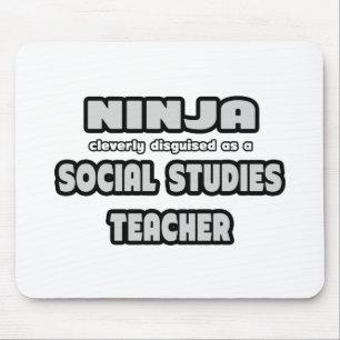 Mousepad Ninja. Professora de Estudos Sociais