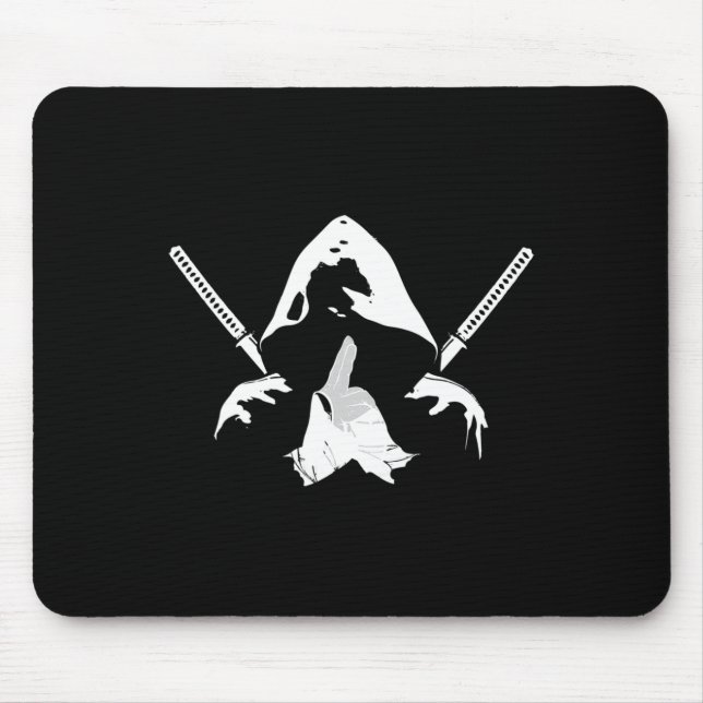 Mousepad Ninja Warrior Bushido Samurai Sword Fighter Martia (Frente)
