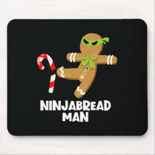 Mousepad Ninjabread homem divertido ginja chutando cristo d