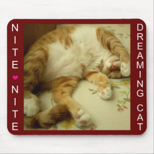 Mousepad Nite Nite que sonha o gato Mausepad