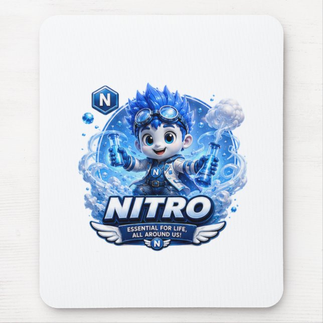 Mousepad Nitrogênio de ATOMIVRA (Frente)