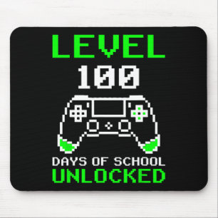 Mousepad Nível 100 Dias De Jogo De Jogador Desbloqueado Da 
