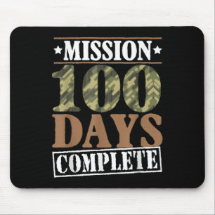 Mousepad Nível 100 Dias De Missão Escolar Concluir Jogos Bo
