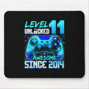 Mousepad Nível 11 Desbloqueado Incrível Desde 2014 11º Aniv