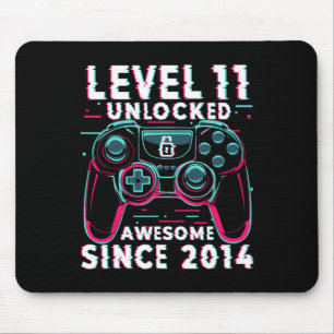 Mousepad Nível 11 Desbloqueado Jogo de Vídeo Aniversário de