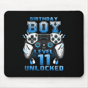 Mousepad Nível 11 Desbloqueado Video Gamer Aniversário de 1