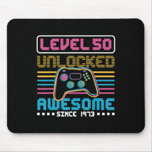 Mousepad Nível 50 desbloqueado incrível desde 1973