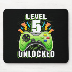 Mousepad Nível 5 Desbloqueado 5 de jogos de vídeo Aniversár