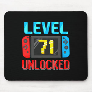 Mousepad Nível 71 Desbloqueado Vídeo de Aniversário Gamer 7