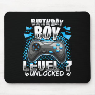 Mousepad Nível 7 Desbloqueado Jogo de Vídeo 7º Aniversário 