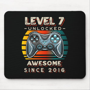 Mousepad Nível 7 Desbloqueado Jogo Sete 7º Aniversário 7 An