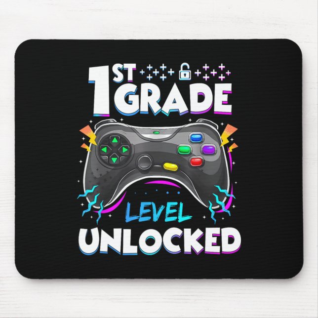 Mousepad Nível da 1ª Série Desbloqueado Ck Para a Escola Pr (Frente)