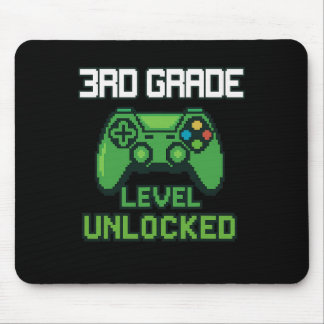 Mousepad Nível da 3ª Série Desbloqueado Gamer Ck Para a Esc