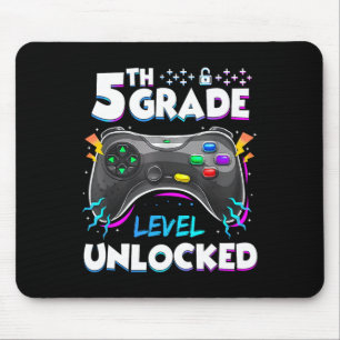 Mousepad Nível da 5ª Série Desbloqueado Volta às Aulas Prim