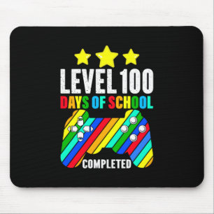 Mousepad Nível De Jogador 100 Dias De Escola Concluídos