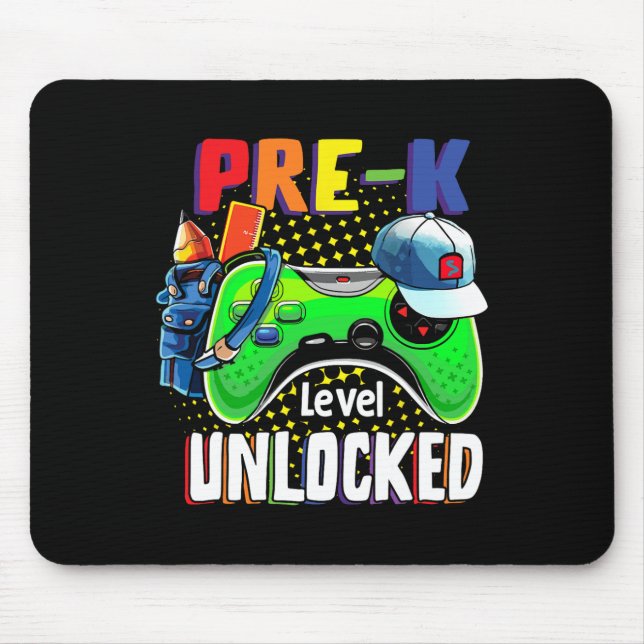 Mousepad Nível de Pré-Escola Desbloqueado Jogo de Vídeo De  (Frente)