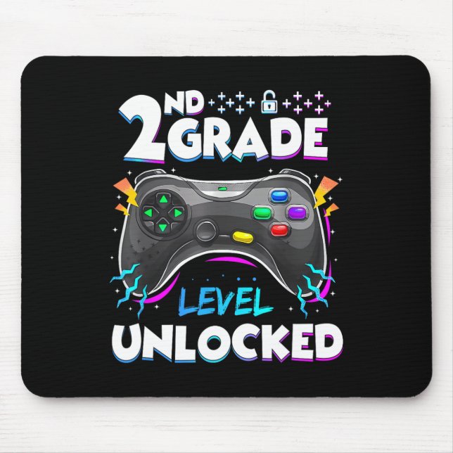 Mousepad Nível De segundo Desbloqueado No Primeiro Dia Da E (Frente)