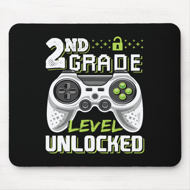 Mousepad Nível de Série Destrava Jogo de Vídeo de Volta às  (Frente)