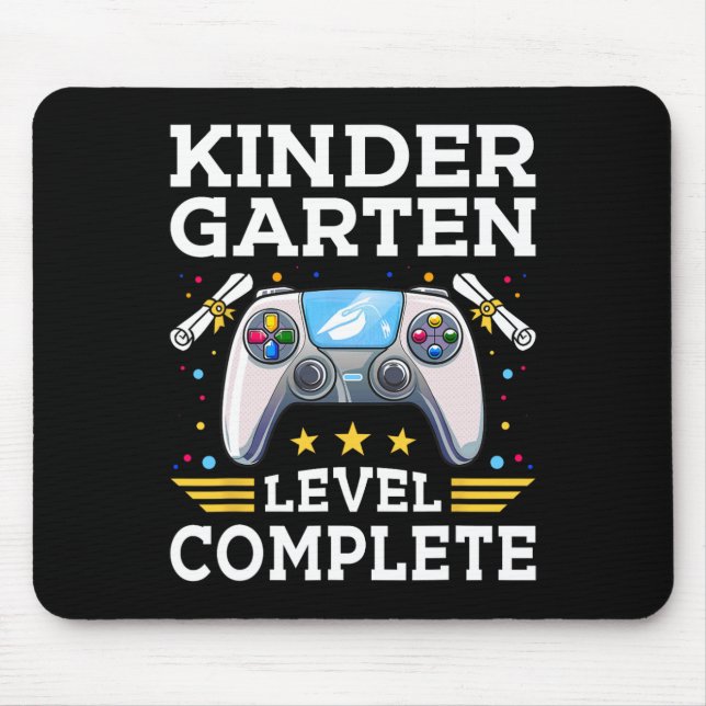 Mousepad Nível Do Jardim De Infância - Kids De Jogadores Co (Frente)