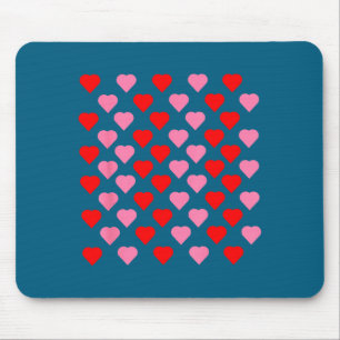 Mousepad Nk E Amantes de Corações Vermelhos Humor Divertido