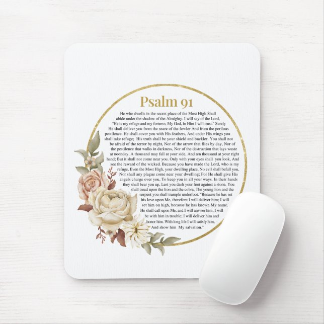 Mousepad NKJV Psalm 91 (Com mouse)