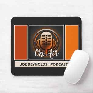 Mousepad No Air Podcaster, Retro Podcast