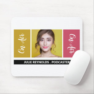 Mousepad No Ar - Podcaster Photo - Retro Podcast