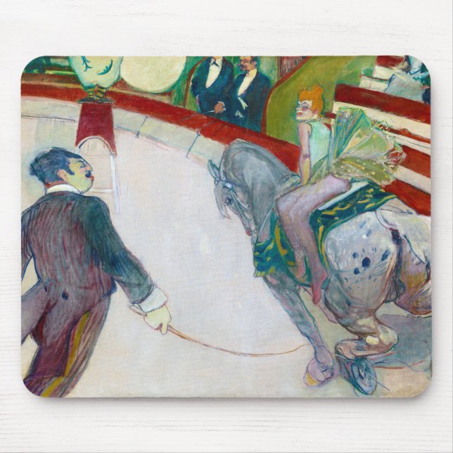 Mousepad No Circo, Lautrec (Frente)