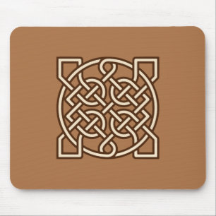 Mousepad Nó do Marinheiro Celta, Camel Tan, Creme e Brown
