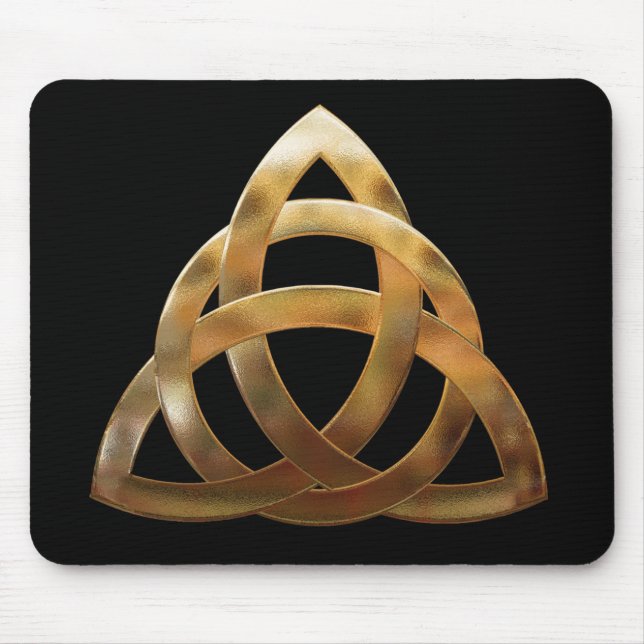 Mousepad Nó Dourado celta da trindade (Frente)