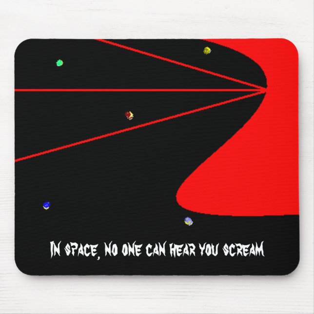 Mousepad NO ESPAÇO, NINGUÉM PODE OUVI-LO GRITAR - o (Frente)