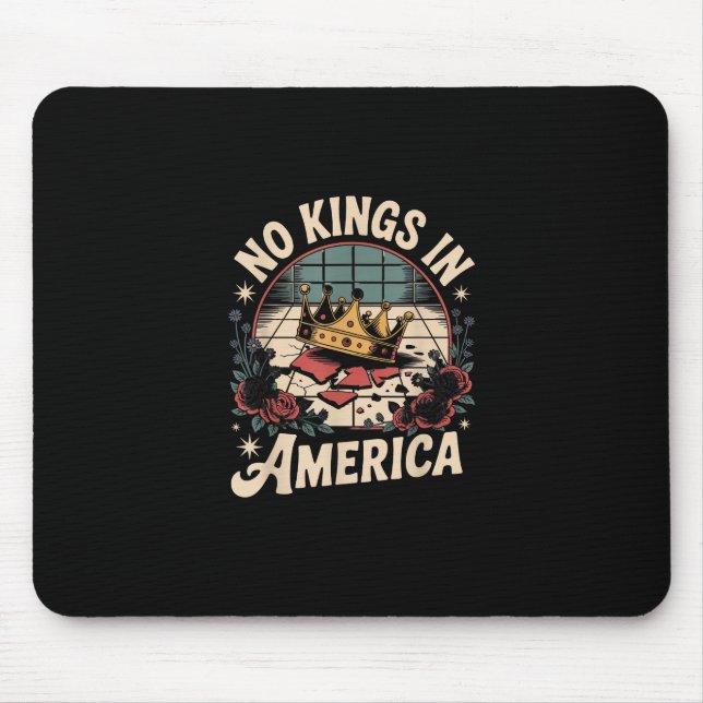 Mousepad No Kings In America Retro Classic (Frente)