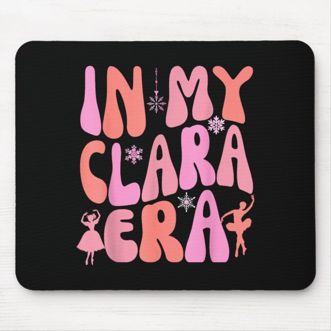 Mousepad No Meu Natal de Pijama Clara Era Nutcracker Festa  (Frente)