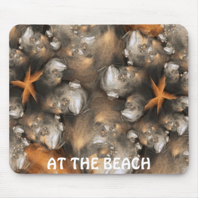 Mousepad No Pad Do Rato Da Praia (Frente)