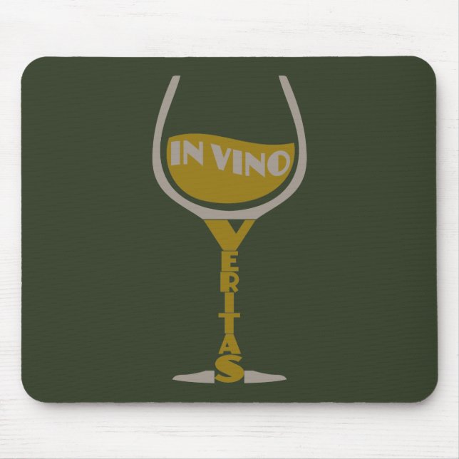 Mousepad No pad personalizado do Vino Veritas (Frente)