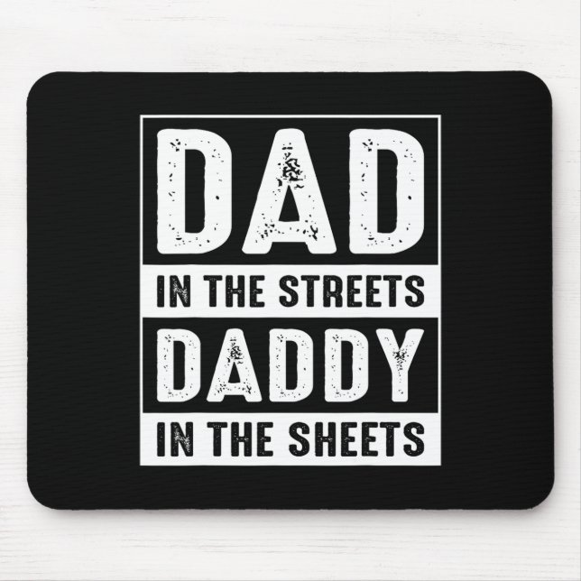 Mousepad No Pai Das Ruas Na Diversão Do Dia de os pais Das  (Frente)