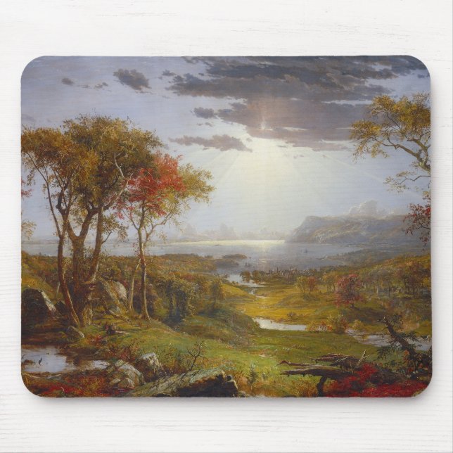 Mousepad No Rio Hudson, 1860 (óleo em canvas) (Frente)