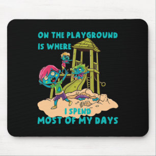 Mousepad No Teto De Zombie Do Dia Das Bruxas