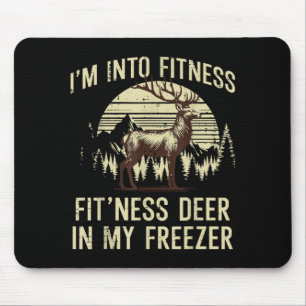 Mousepad No Treino Aptidão Ness Veado Freezer Caça Homens