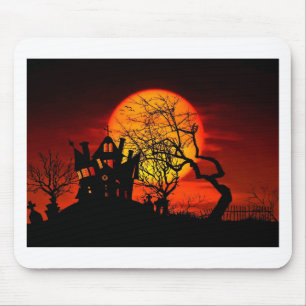 Mousepad NOITE ASSOMBRADA, CASA ASSOMBRADA! ~ (do Dia das