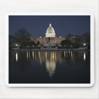 Mousepad Noite da construção do Capitólio dos E.U.