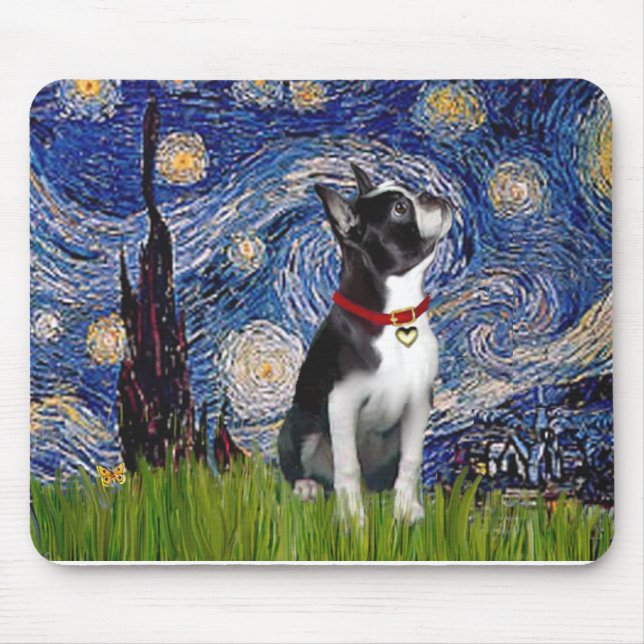 Mousepad Noite Estrelada - Boston T (2rc) (Frente)