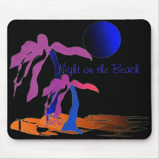 Mousepad Noite na praia
