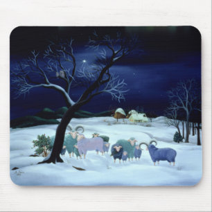 Mousepad Noite santamente 1995 da noite silenciosa