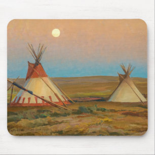 Mousepad Noite sobre a Reserva Blackfoot por Dixon