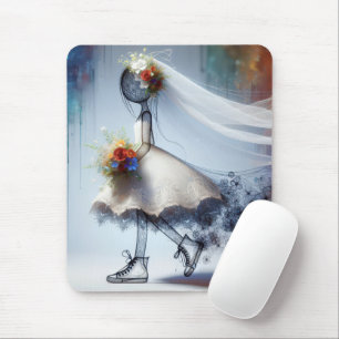 Mousepad Noiva Caprichosa de Tênis