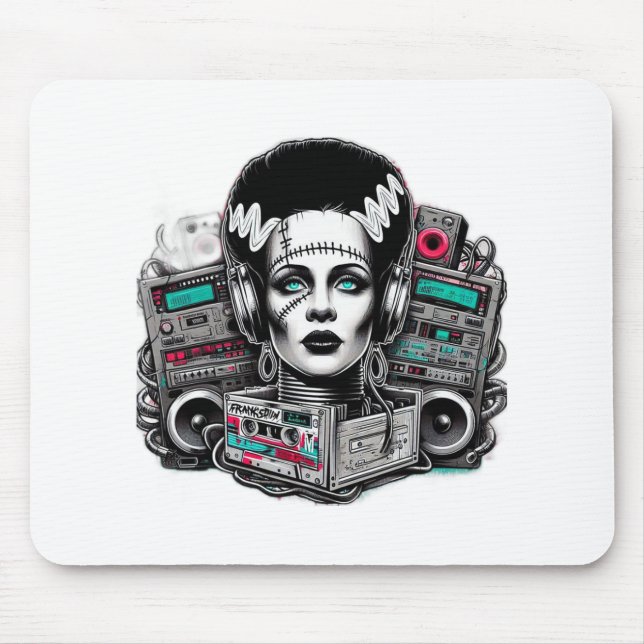 Mousepad Noiva De Hip Hop Do Frankenstein  (Frente)