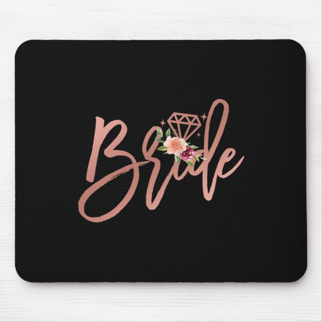 Mousepad Noiva Despedida Presente Floral Chá de Noiva Casam (Frente)
